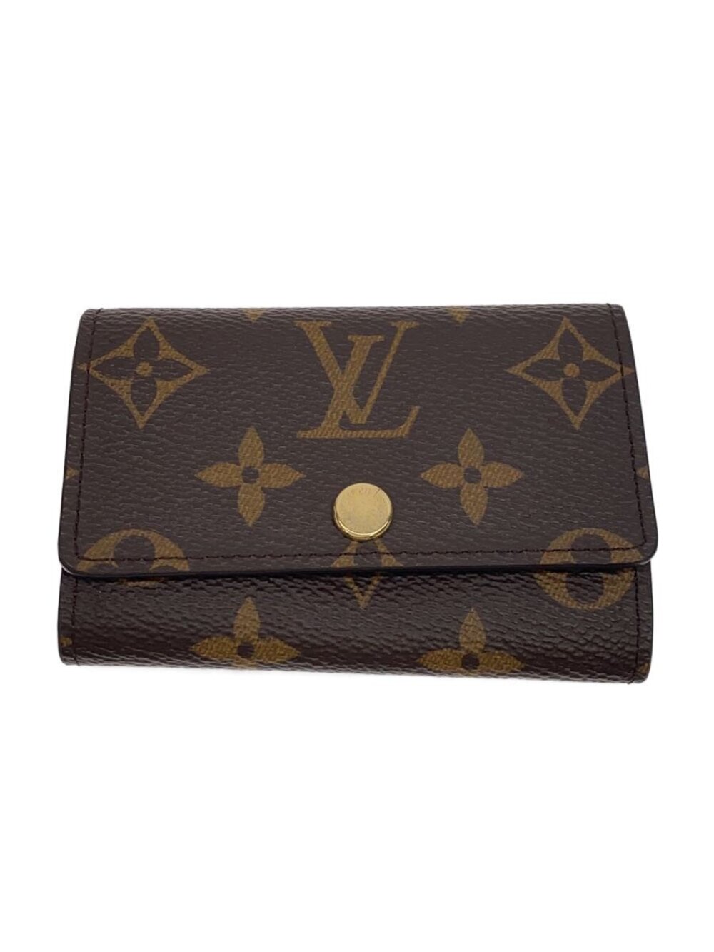 LOUIS VUITTON Multicles Leather Brown All over